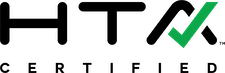 HTX Certified logo with stylized text and check mark, representing reliable smart home solutions by Smarter Homes Austin.