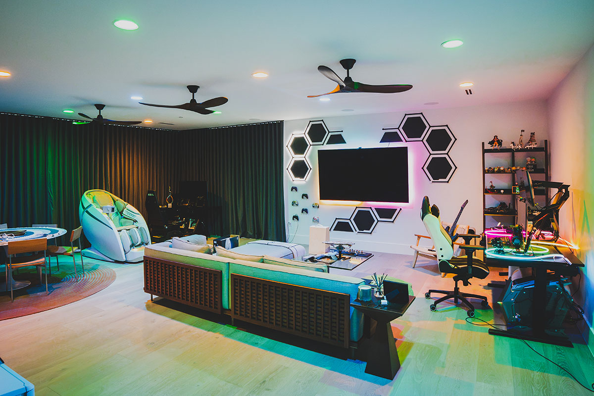 smart home media room